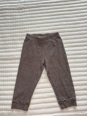 Carter's Brown and White Striped Kids Leggings
